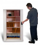 Optional Hand Release Spinning Shelving